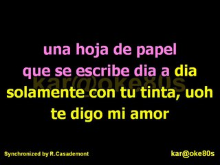 karaoke No te pido Flores . Fanny Lu