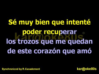 karaoke Para Volver a  Amar . Kany Garcia