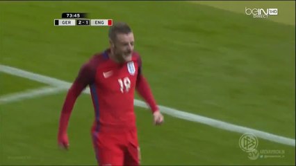 Superbe Madjer de Vardy contre l'Allemagne