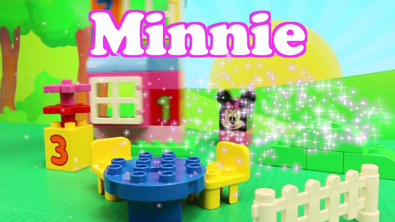 Mickey Mouse Clubhouse Duplo Lego Hide and Seek with Minnie Mouse and Donald Duck Legos