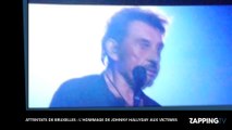 Attentats de Bruxelles : L'hommage émouvant de Johnny Hallyday aux victimes (vidéo)