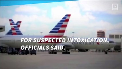 Why was American Airlines pilot arrested before  flight?