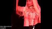 Nicki Minaj Grabs Security Phone & Throws it On Stage