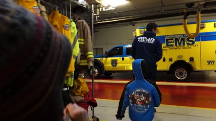 Kids Fire Engine and Fire Station Tour - Fire Truck Videos for Children