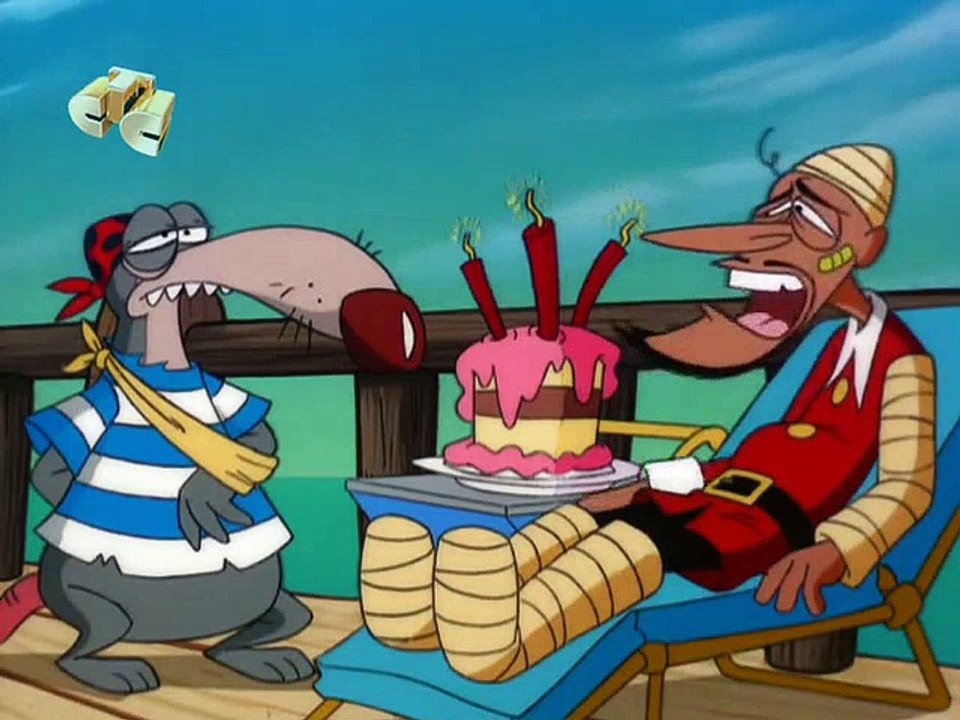 Бешеный Джек Пират (5 серия) - День рождения + Кораблекрушение  MAD JACK THE PIRATE Cartoon