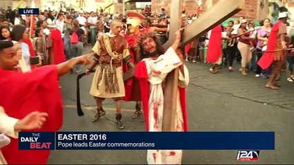 Pope leads Easter commemorations