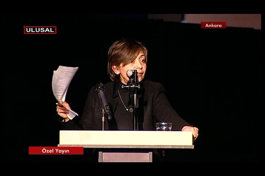 Dilek Akagün Yılmaz'ın Milli Anayasa Kurultayı'ndaki konuşması