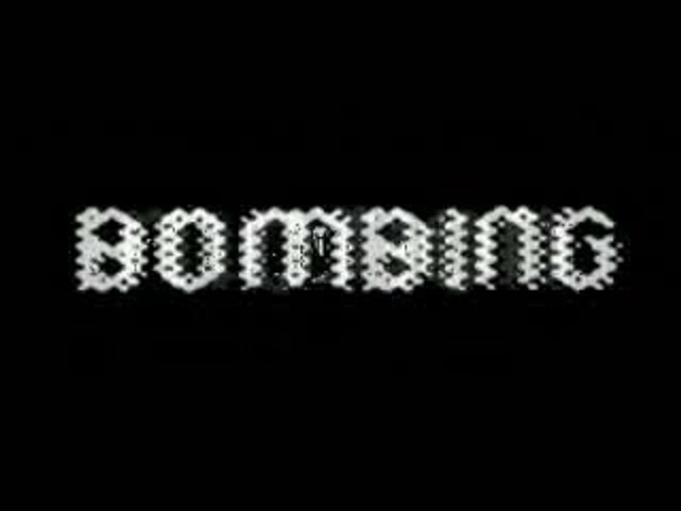 BOMBING TYPOGRAPHY