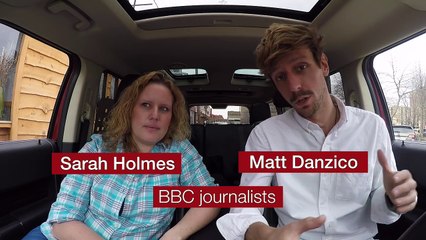 Car confessions with a Trump and Sanders supporter - BBC News