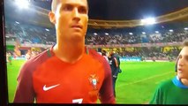 Cristiano Ronaldo ignorar chico portugués