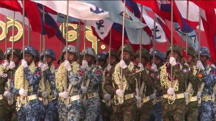 Myanmar's military holds a parade to mark the Armed Forces Day