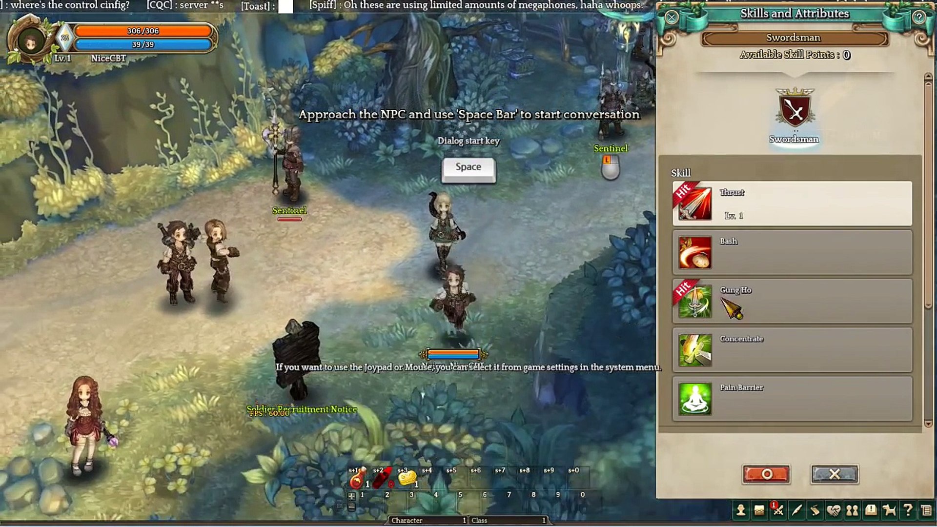 Tree of Savior iCBT - Log START