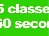 25 Classes in 60 Seconds at Slippery Rock University