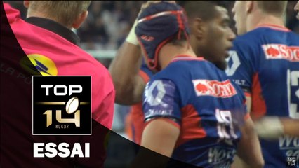 TOP 14 – Grenoble - La Rochelle : 39-23 – Essai 1 Jonathan WISNIEWSKI (GRE) – J19 – saison 2015-2016