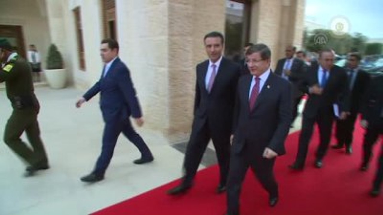 Başbakan Davutoğlu, Ürdün Kralı 2. Abdullah ile Görüştü