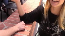 Arm Wrestling Prank - Girl laughing while my arm is broken
