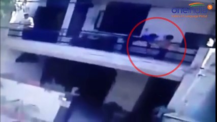Delhi boy falls from balcony while playing Holi, watch video