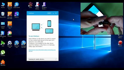 Samsung Galaxy J5 J500F - How to bypass Google account (SideSync method)