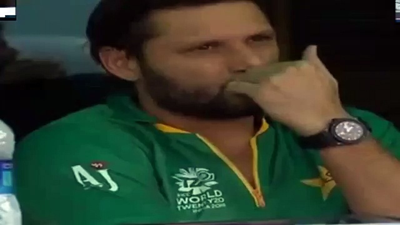 Shahid Afridi Crying - Pakistan Vs Australia T20 World cup 2016