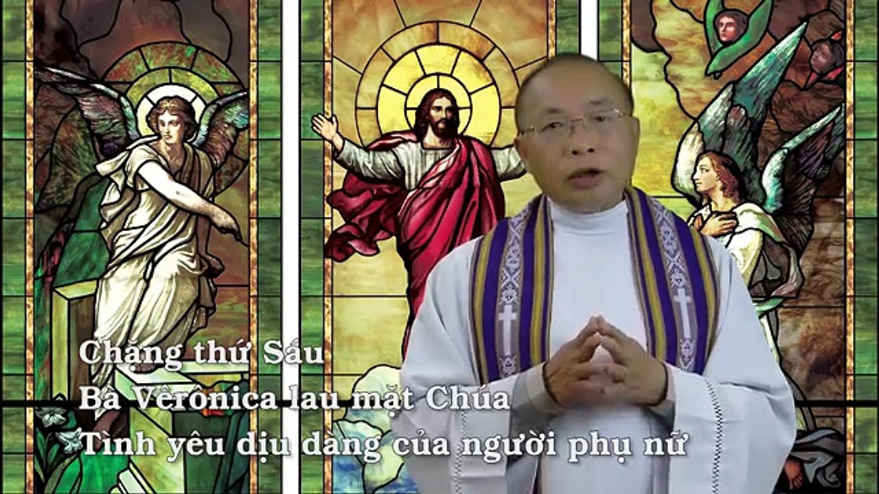 Đàng Thánh Giá - Chặng thứ VI - Bà Vêrônica lau mặt Chúa - Tình yêu dịu dàng của người phụ nữ