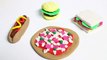 Play-Doh Lunchtime Creations Playset Play Dough Pizza Burger Sandwich Hot Dog Toy Food