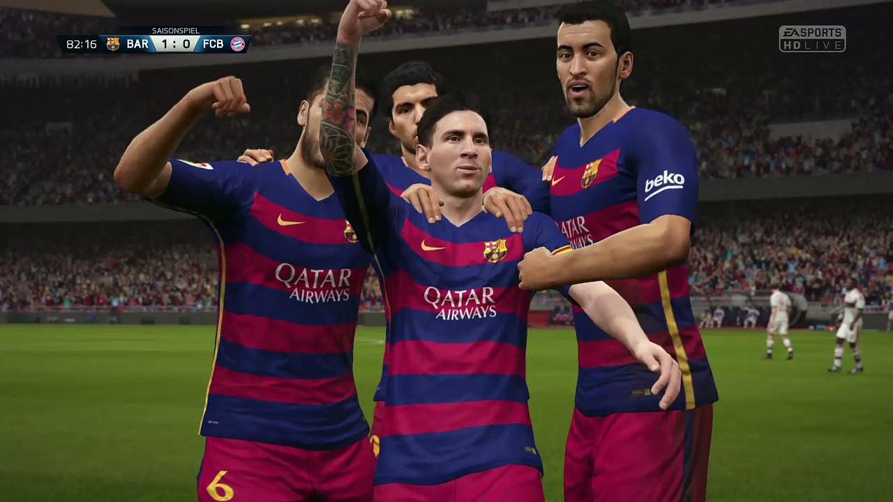 FIFA 16 Saisons 1:0 BAR : FCB, 2. HZ