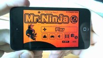Обзор игры Mr.Ninja на iPod touch 4 (перезалито)