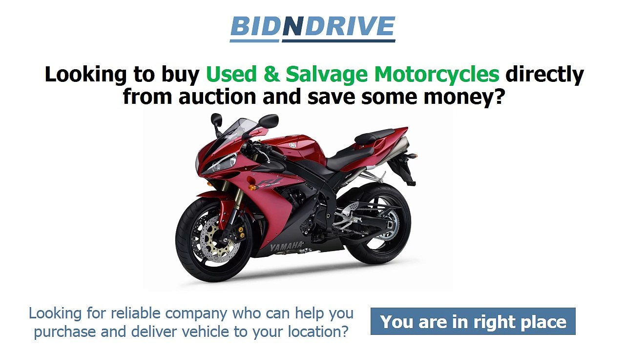wrecked motorcycles for sale