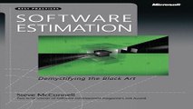 Download Software Estimation  Demystifying the Black Art  Developer Best Practices