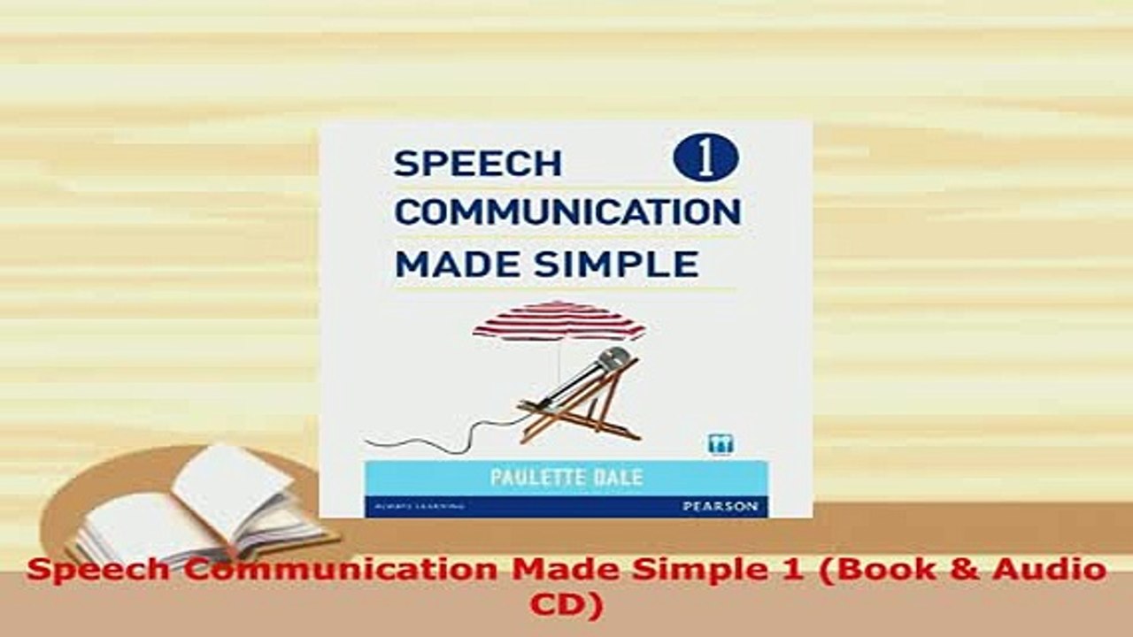 PDF Speech Communication Made Simple 1 Book Audio CD Ebook video