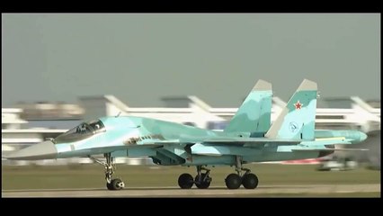 Sukhoi SU-34 Takeoff Airshow 2016