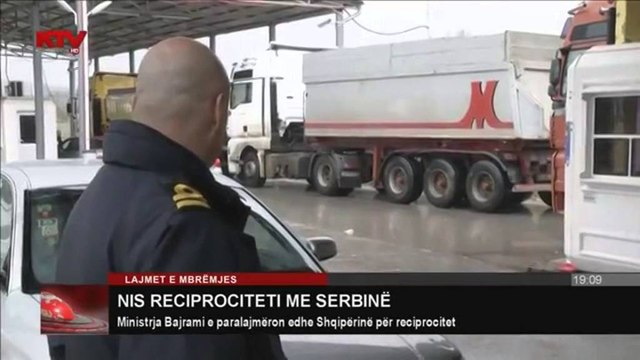 KOSOVA VENDOS RECIPROCITET ME BEOGRADIN, NUK I LEJON KAMIONET SERBE TE KALOJNE LAJM