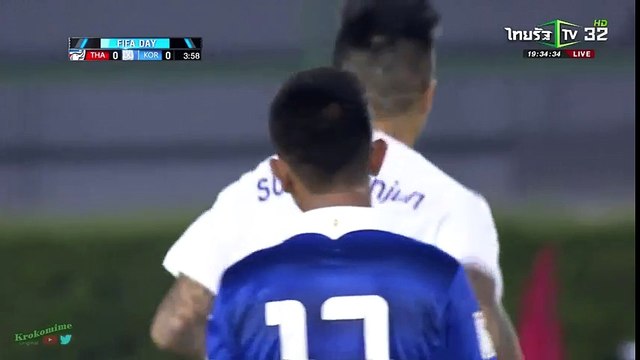 Thailand vs South Korea 0-1 All Goals & Highlights HD 27-03-2016