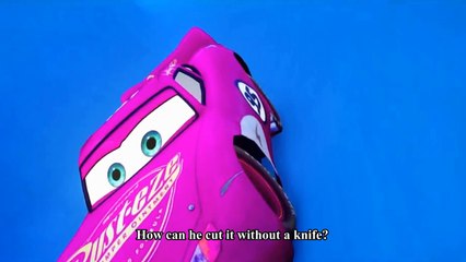 Cars Songs For Kids ♪ Little Tommy Tucker ♪ NEW PINK with his Lightning MCQUEEN CARS