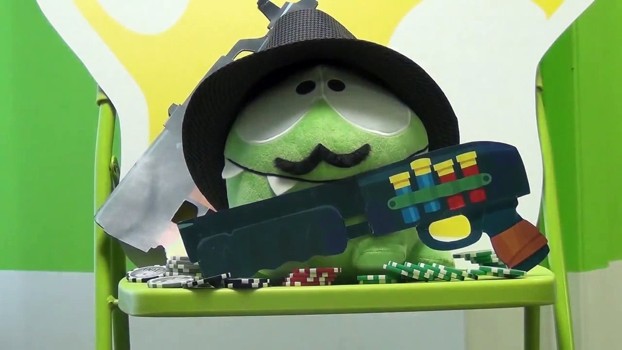 Om Nom from Cut the Rope Gets Fancy