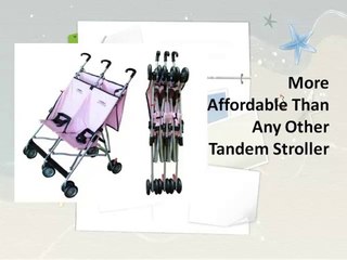 Lightweight Double Stroller - Lightweight Double Umbrella Stroller By Lmntree