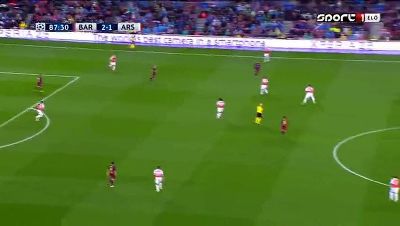 Buts de messi contre Arsenal