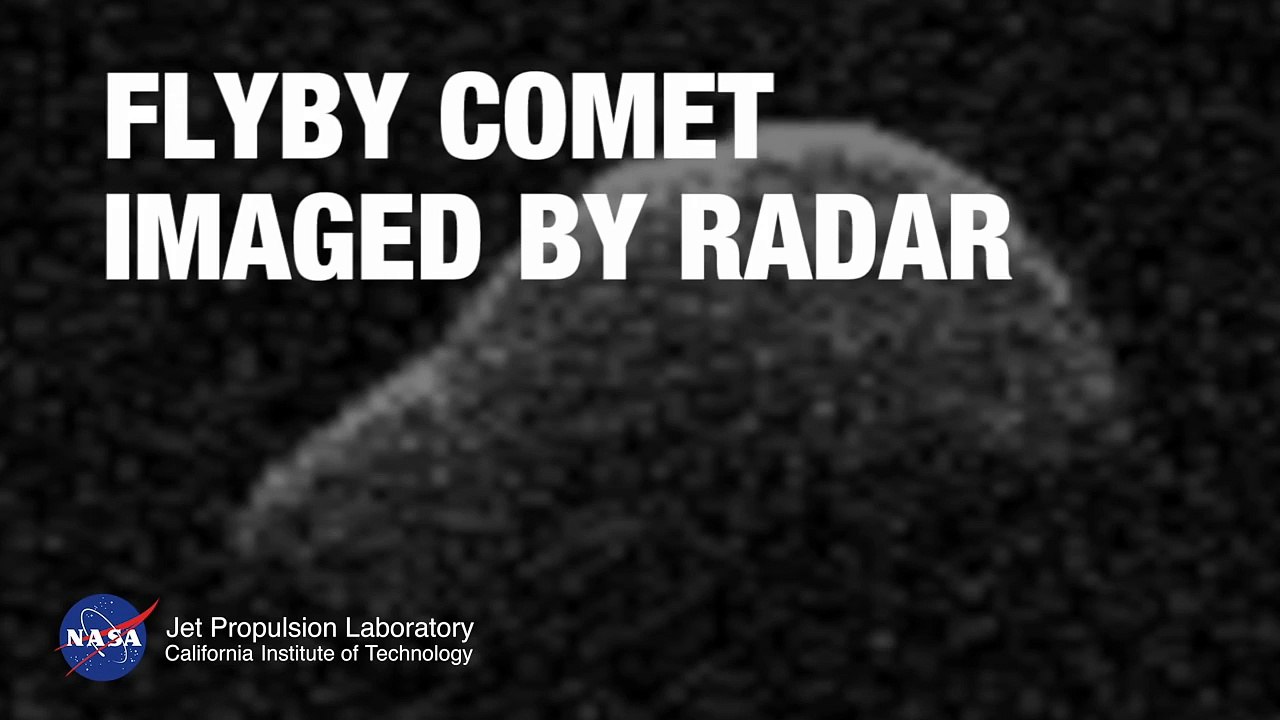 Flyby Comet Imaged By Radar