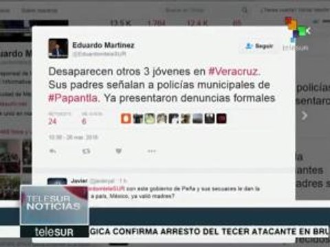 México: denuncian a policías implicados en desaparición de estudiantes