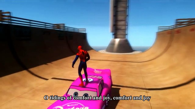 Spiderman Songs Lyrics ♫ God rest you merry gentlemen♫ Spider-Man with his NEW PINK