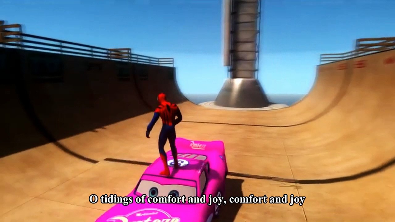 Spiderman Songs Lyrics ♫ God rest you merry gentlemen♫ Spider-Man with his NEW PINK