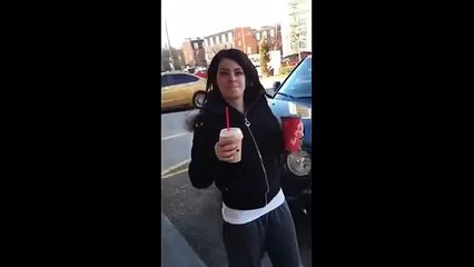 Woman Parks In Disabled Spot And Throws Coffee Over Guy Who Films Her