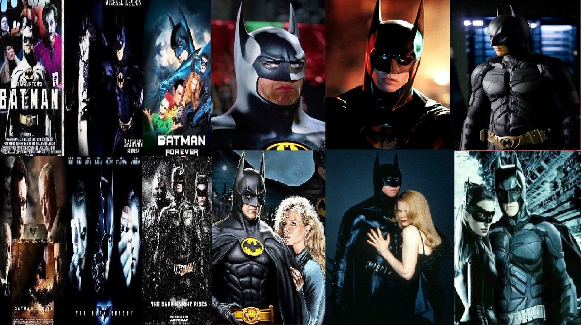 Batman Movies Best Scenes (Batman, Batman Returns, Batman Forever, Batman  Begins, The Dark Knight, The Dark Knight Rises) Mashup Mix Video ft  Christian Bale, Val Kilmer, Michael Keaton | Batman Tribute |