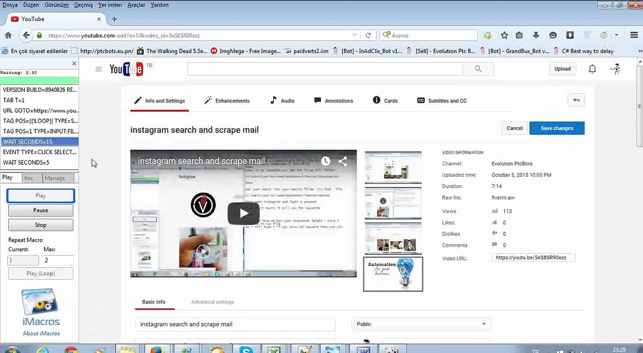 youtube change image