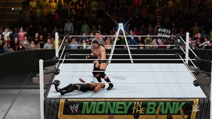 WWE 2K16 dean ambrose v d'lo brown