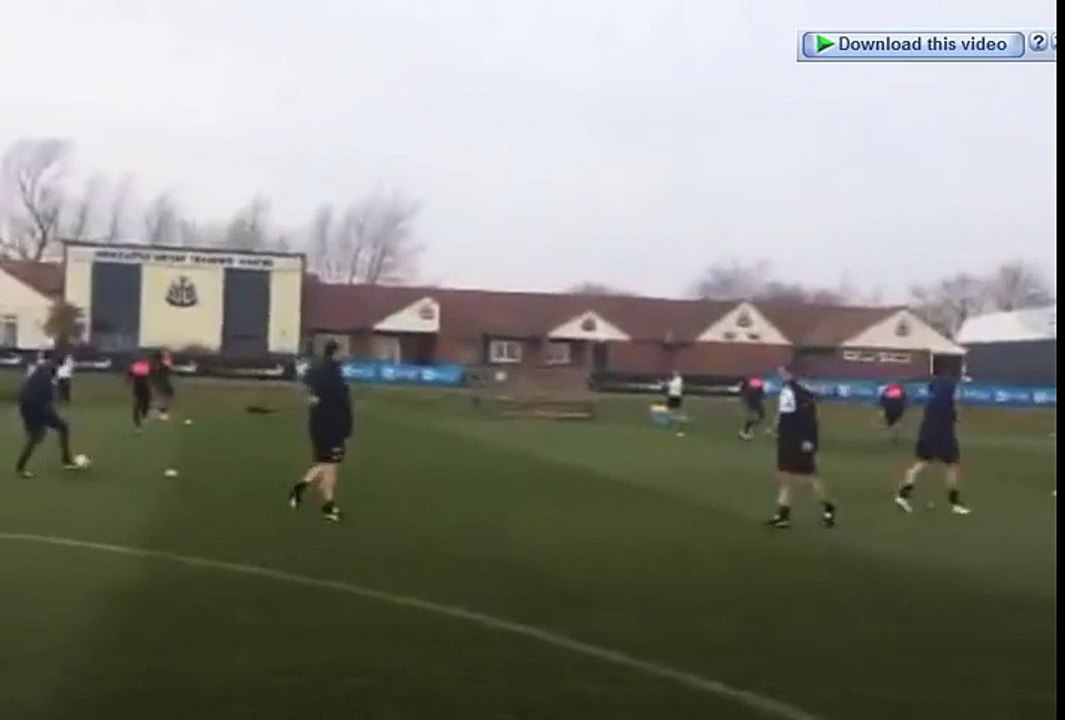 Rafa Benítez's First Newcastle United Training Session