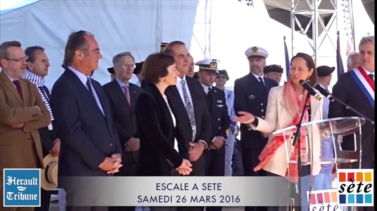 SETE - 2016 - ESCALE A SETE - DISCOURS DE SEGOLENE ROYAL