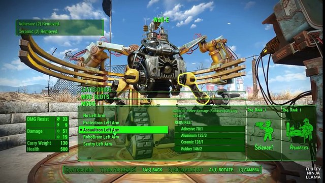 Fallout 4 Automatron DLC - WALL-E & EVE - Fallout Edition