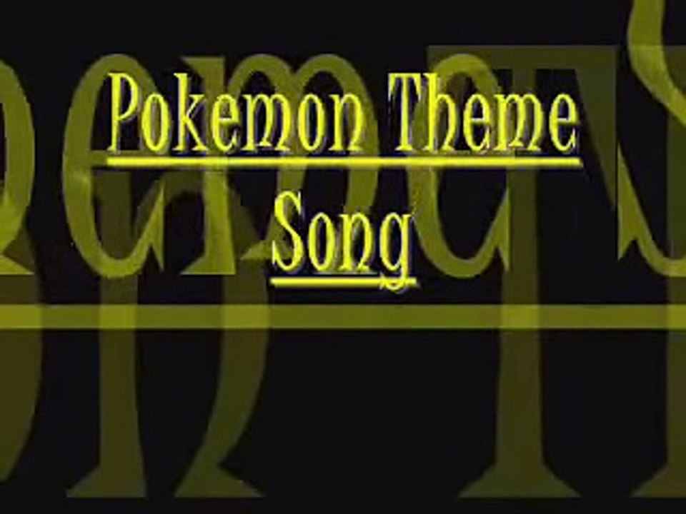 Pokemon Theme Song