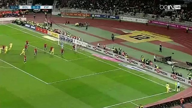 Nicolae Claudiu Stanciu another Super Chance - Romania 0-0 Spain 27.03.2016